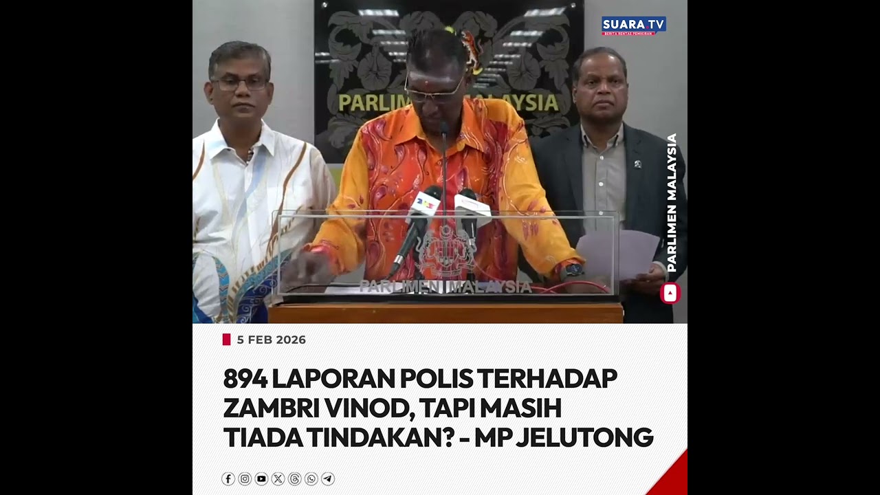 894 Laporan Polis Terhadap Zambri Vinod, Tapi Masih Tiada Tindakan?   Mp Jelutong