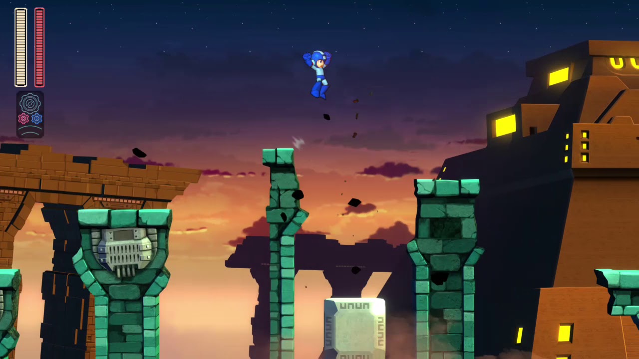 Mega Man 11 Block Man Perfect Run (No Damage) (Uncharged Buster Only)