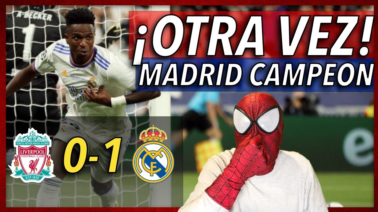 💥EL MADRID se PROCLAMA CAMPEON de la CHAMPIONS tras GANAR 1-0 al LIVERPOOL (NO ME LO CREO...)