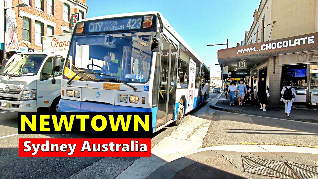 NEWTOWN Sydney Australia | Walking From The UNIVERSITY OF SYDNEY To NEWTOWN Station