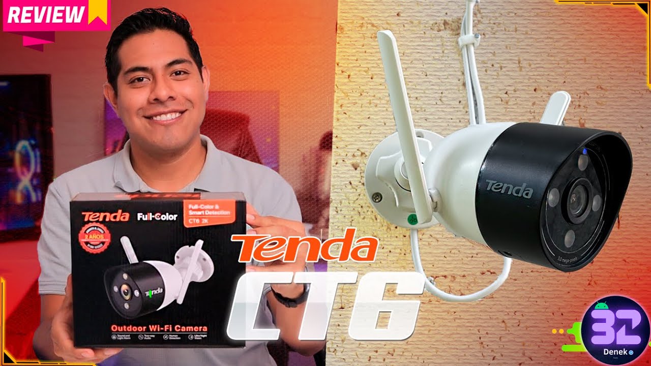 TENDA CT6 Cámara Seguridad Exterior 2K | Configuración & Review en Español