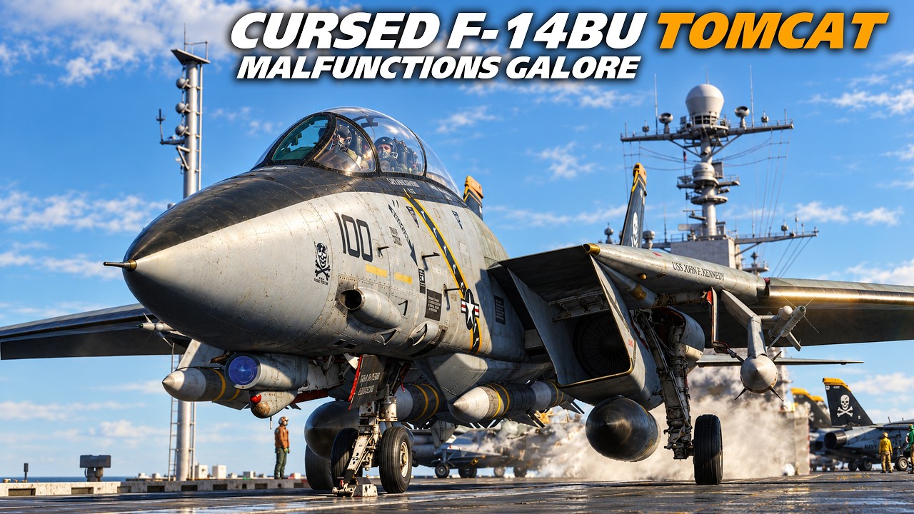 Техник дал мне неисправный F-14BU Tomcat | Миссия &laquo;Реакция на угрозу&raquo; | Digital Combat Simulator ...
