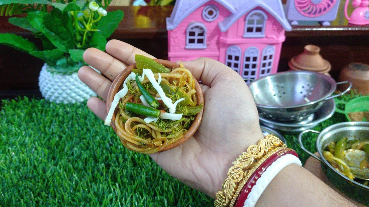 Chawmin Recipe  |Mini kitchen chawmin | mini kitchen set | miniature |Noodles Recipe|ChawminNoodles