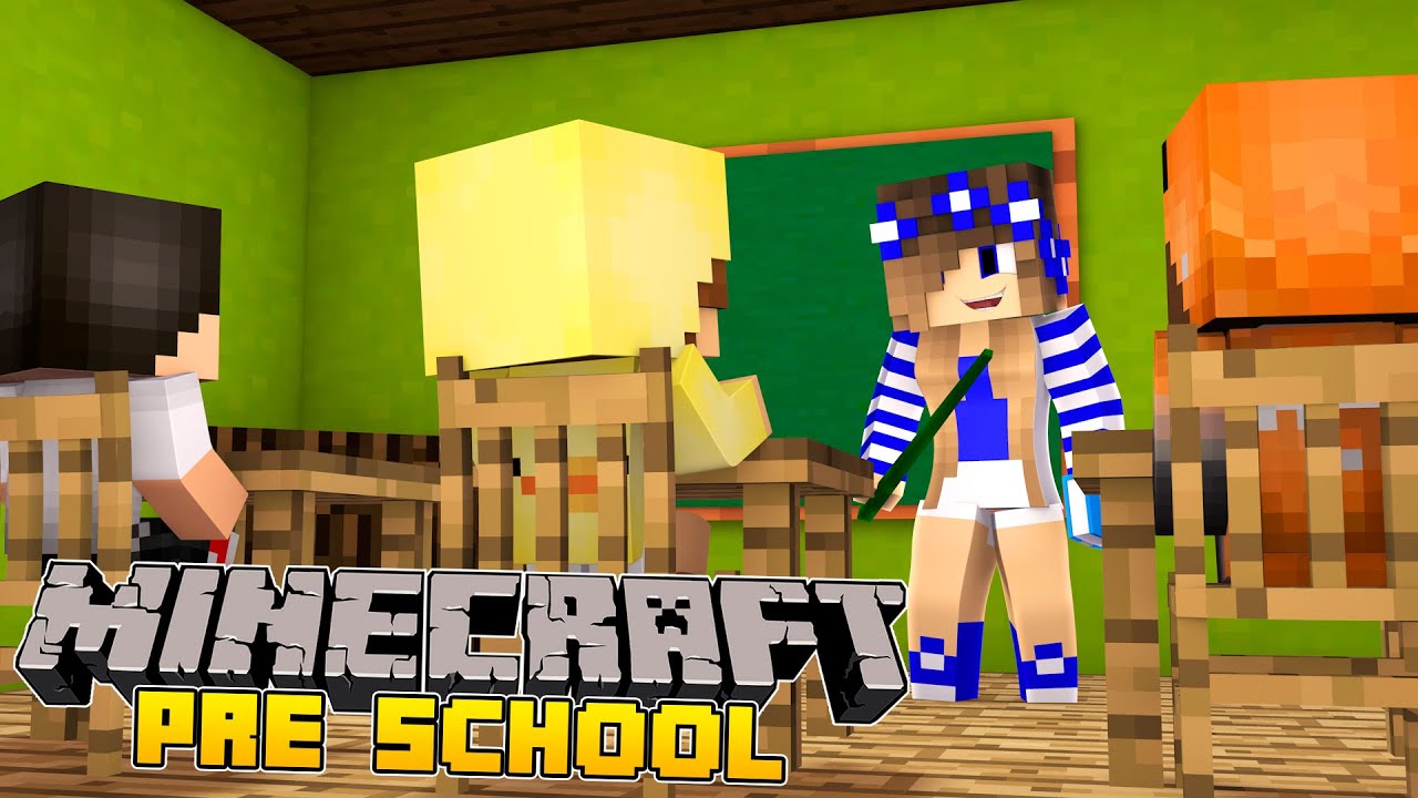 Minecraft-Kindergarten-LITTLE CARLY GETS A NEW JOB!!!