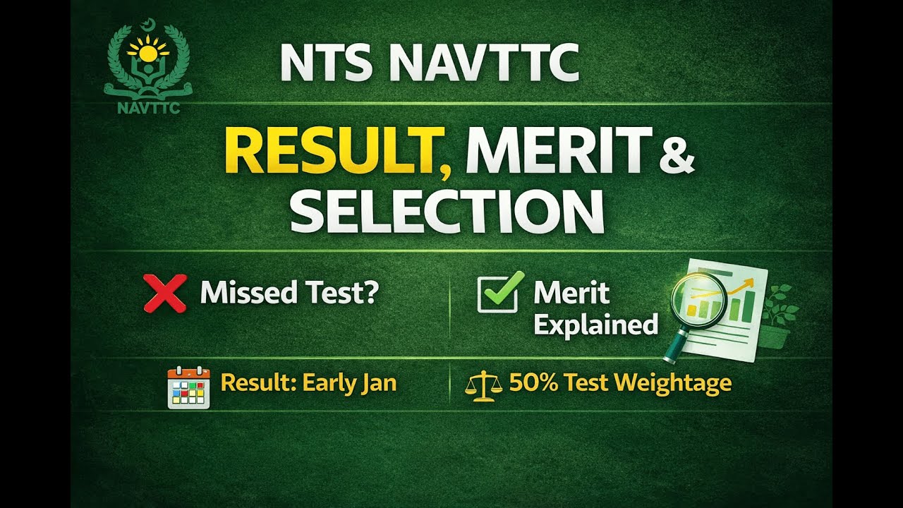 NTS NAVTTC Result Update | Merit Calculation & Selection Process