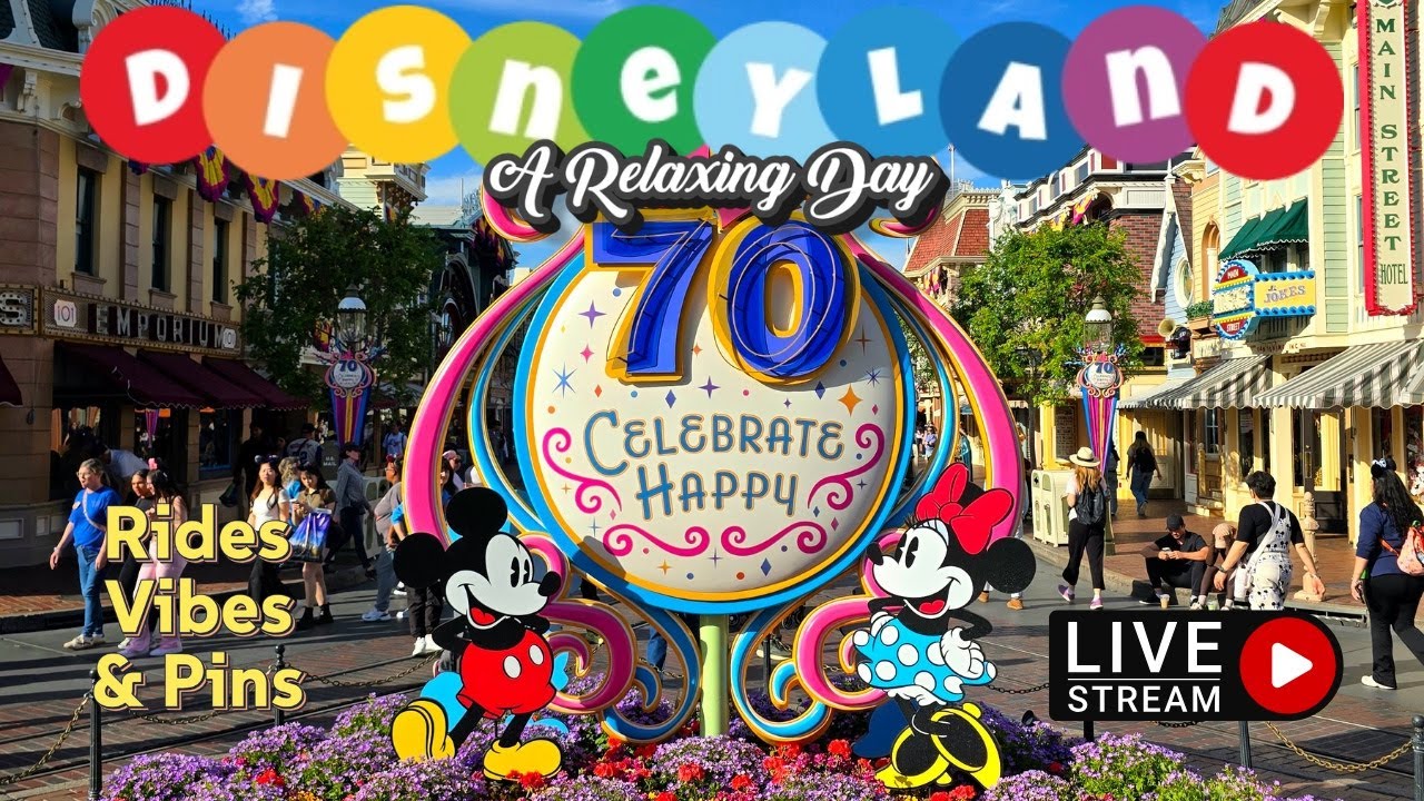 🔴 LIVE: Disneyland Live – Relaxing Thursday - Rides, Vibes & Pin Trading 🎢✨️