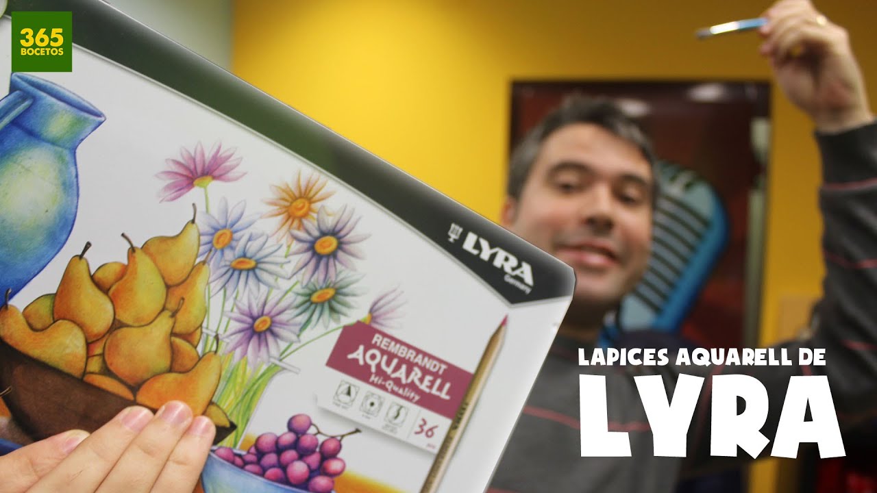 APRENDER A DIBUJAR CON LAPICES DE ACUARELA, LYRA AQUARELL: Como dibujar profesionalmente paso a paso