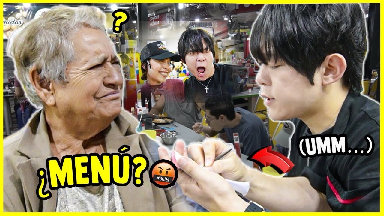 ¡COREANO trabaja de MESERO en un MERCADO!😎