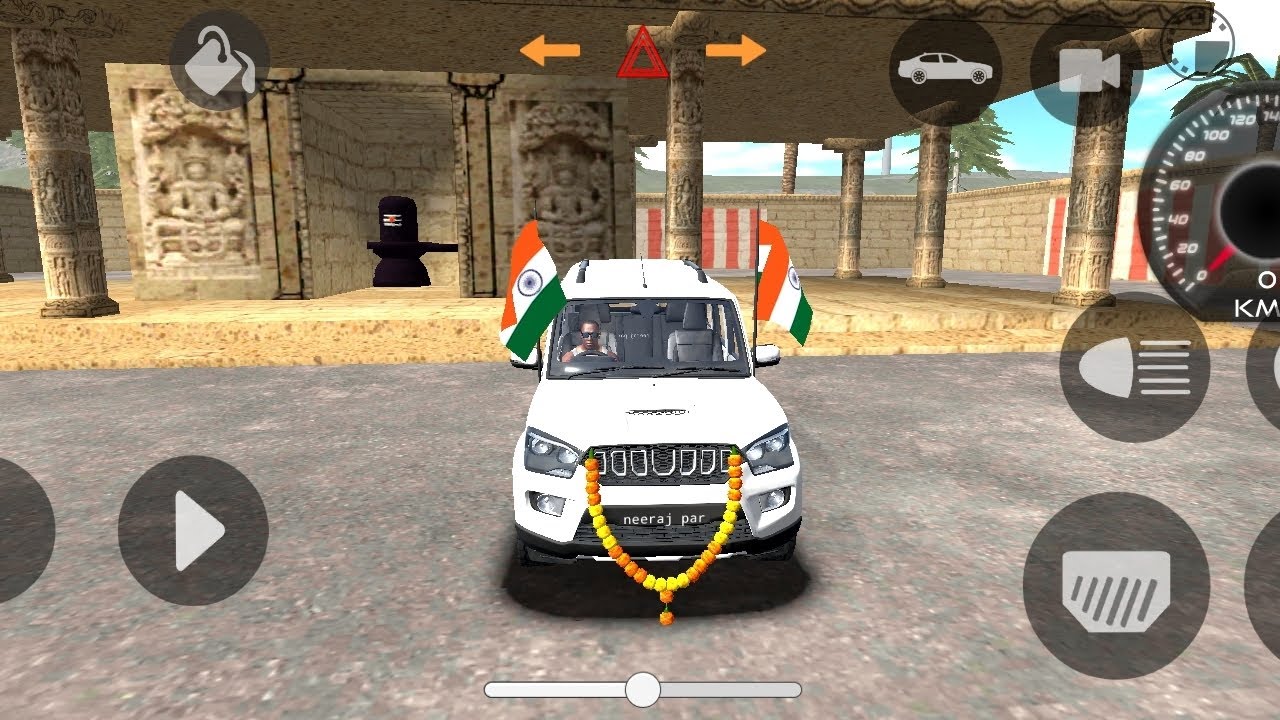 New Modified Scorpio Indian Flag 🇮🇳 Republic Day ||  Indian Car Game Simulator #scorpio #viral 
