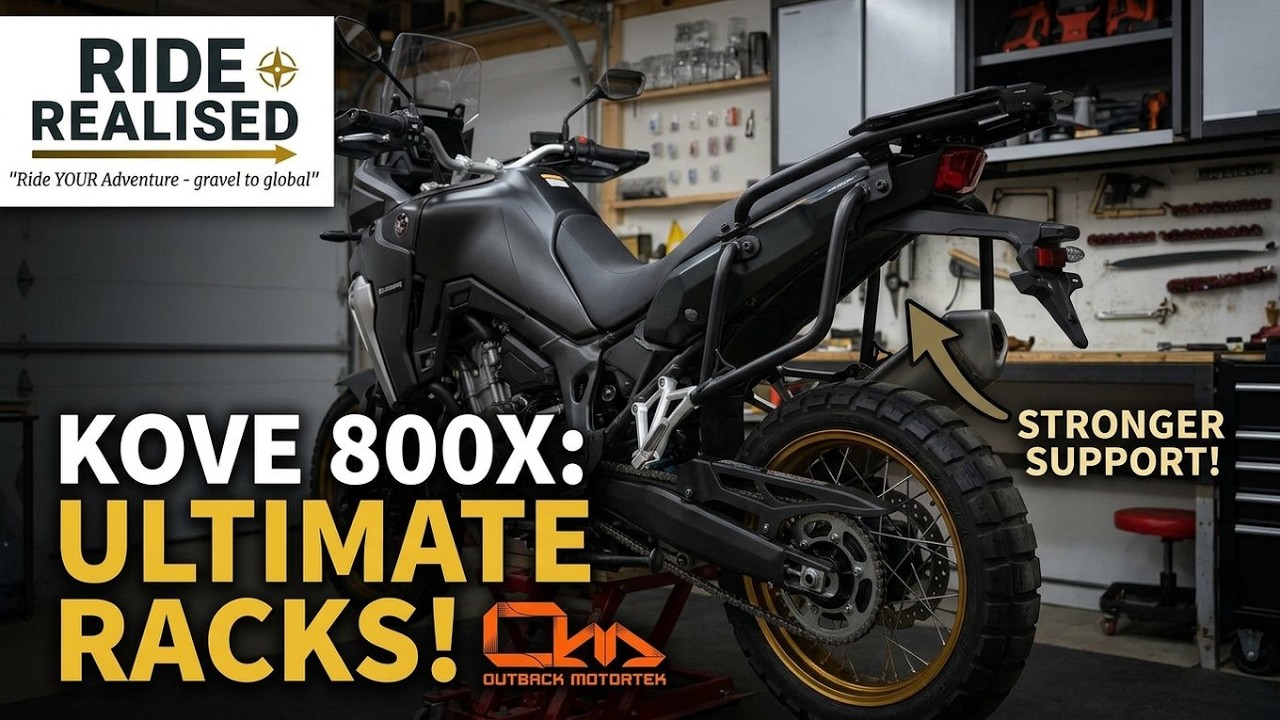Kove 800X Rackless Support & Luggage System - Overview, Install & Tips - Outback Motortek