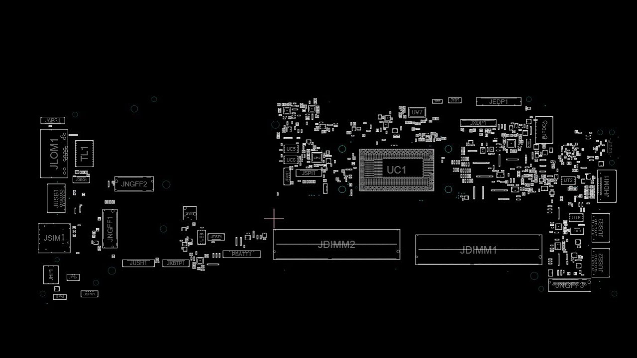 LA-E131P REV 1.0 (A00) CAZ20 Boardview Dell Latitude 7480 (BDV)