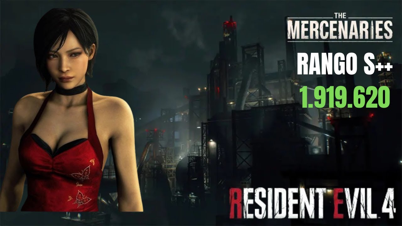 RESIDENT EVIL 4 REMAKE, MERCENARIOS CON ADA WONG VESTIDO EN MUELLE CON RANGO S ++.