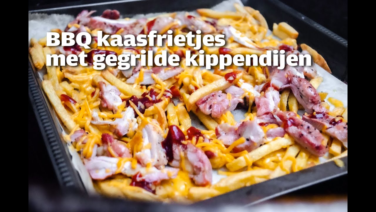 BBQ kaasfrietjes met gegrilde kippendijen | Fire&Food TV |