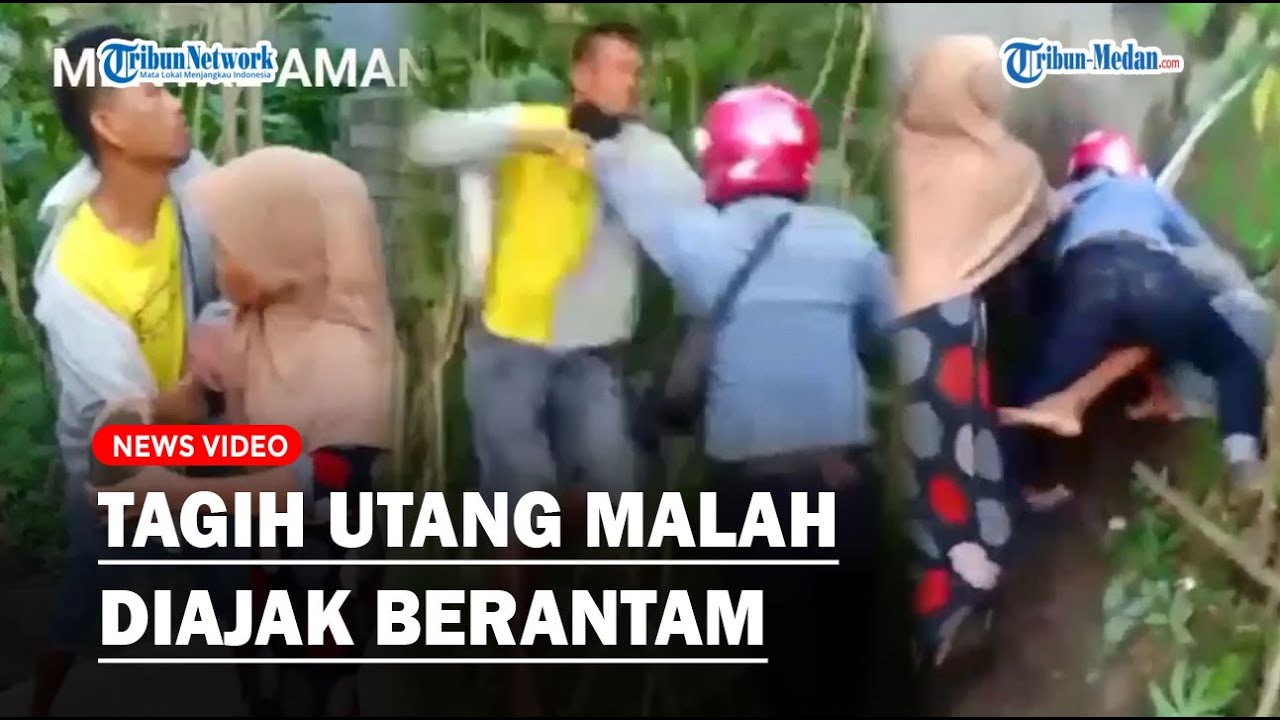 Viral Debt Collector Tagih Utang, Malah Diajak Ribut dan Nyaris Dilempar Batu