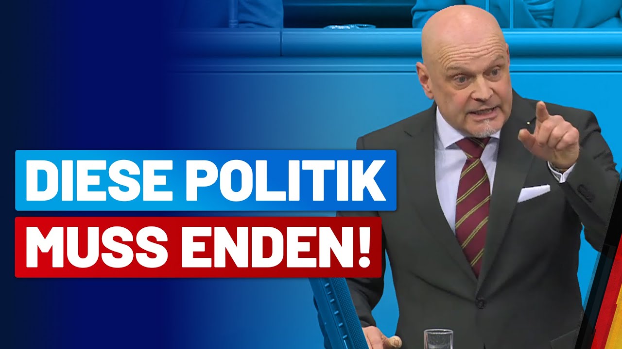 Enrico Komning zerlegt weltfremden Grünen-Antrag! - AfD-Fraktion im Bundestag