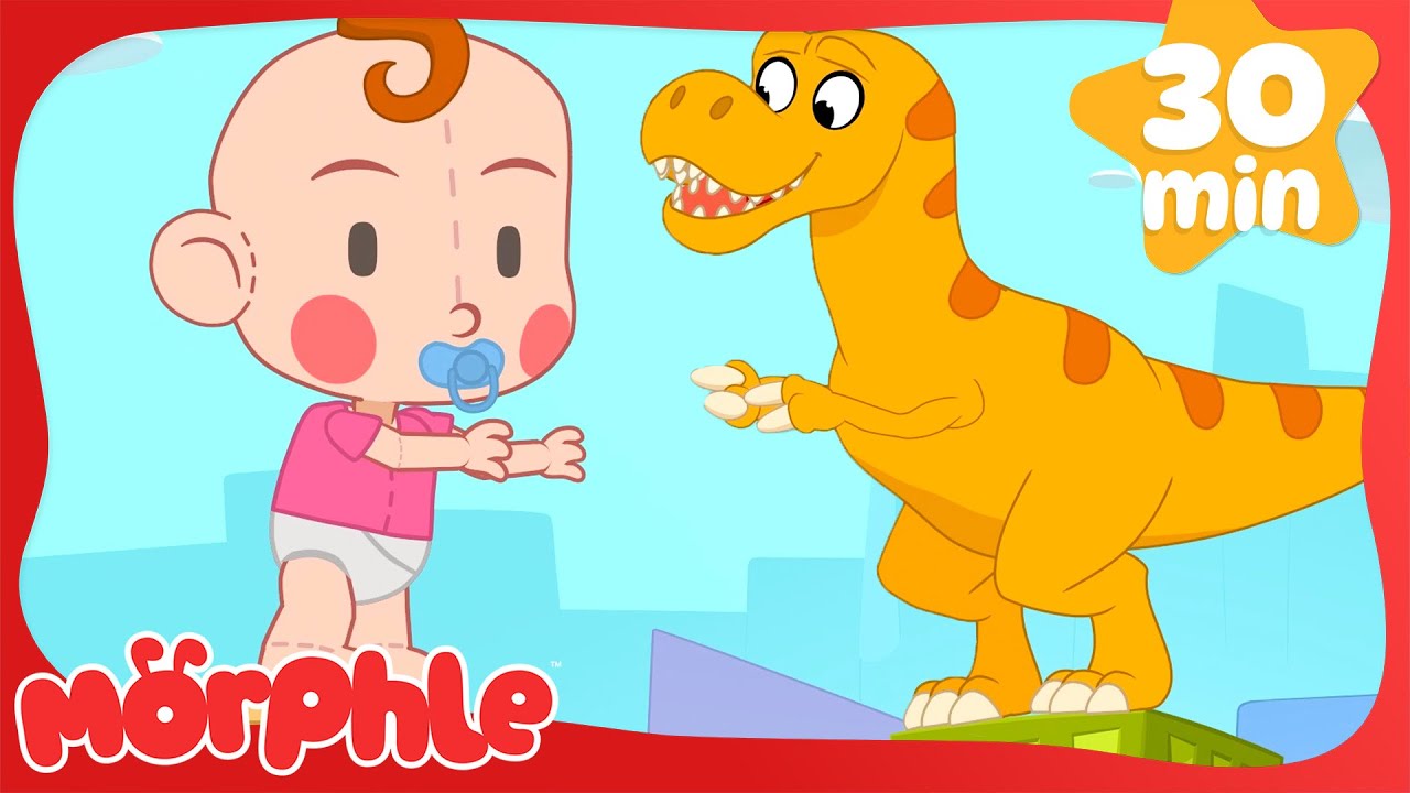 Morphle Dinosaurs 🦖 Giant Magic Baby & T-Rex Takeover 🦕 Full Episodes | Cartoon Compilation