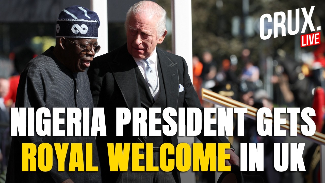 LIVE | King Charles Welcomes Nigerian President Bola Tinubu At Windsor Castle | UK News | Royals