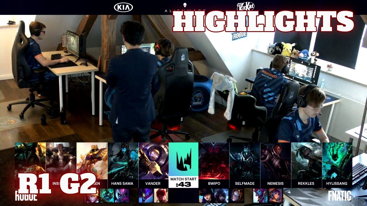 Rogue vs Fnatic - Game 2 Highlights | Round 1 Playoffs S10 LEC Summer 2020 | RGE vs FNC G2