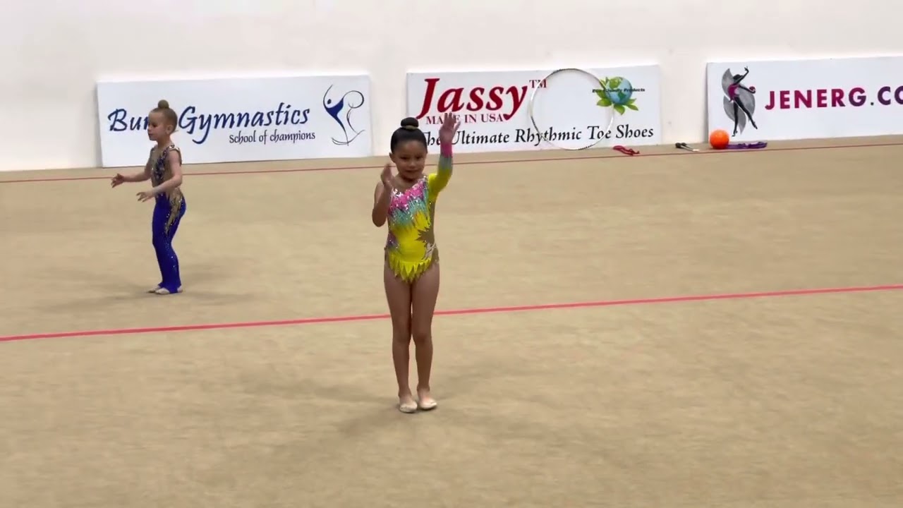 Golden State Cup 2022 Rhythmic Gymnastics Competition Level 3 Floor Routine - Gianna Henri