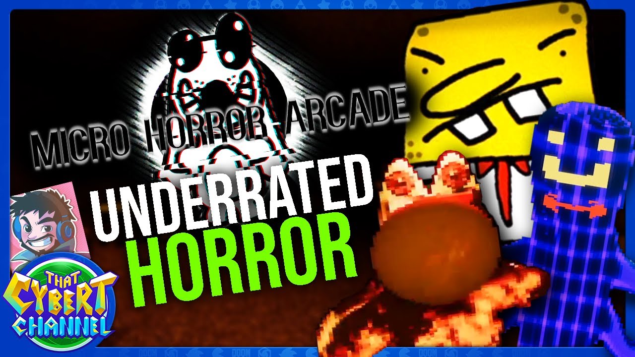 Best Underrated Horror Games! ft. @TheGameSalmon  (Micro Horror Arcade) | That Cybert Channel