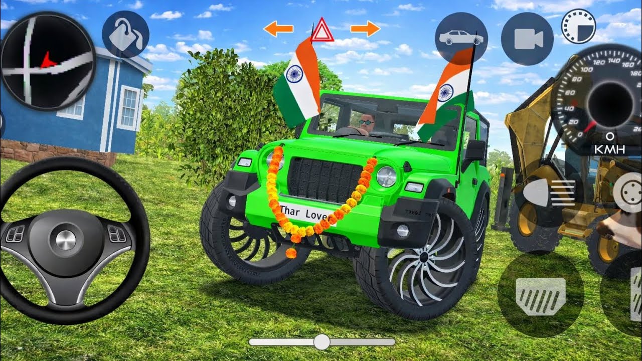 Modified Mahindra Thar Car Games: Indian Cars (Gadi Wala Game) - Car Game Android Gameplay 2025