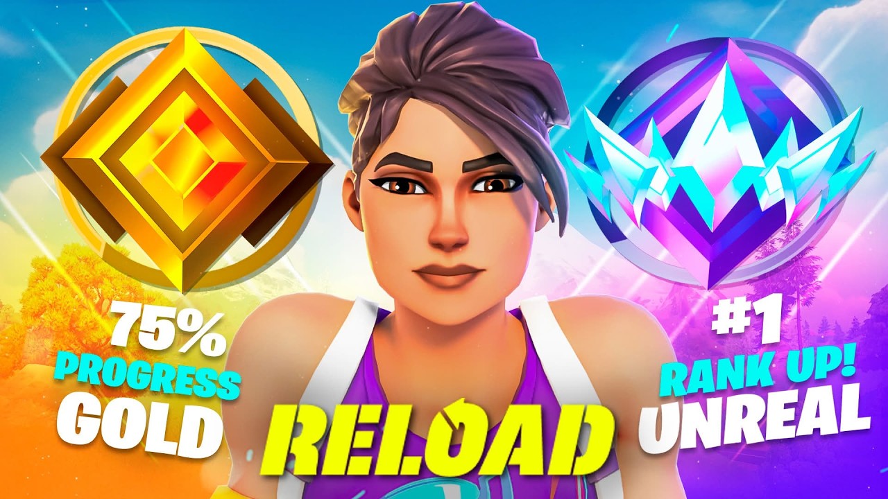 Unranked to Unreal Reload Speedrun..(Fortnite Ranked)