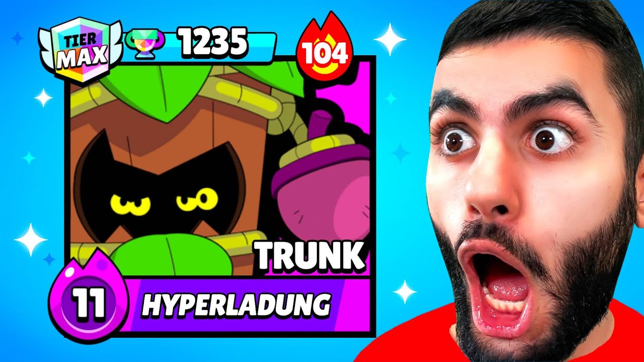 TRUNK 0 auf 1000 TROPHÄEN pushen und PLATZ 1 DEUTSCHLAND! 😱 (Neuer Brawler)