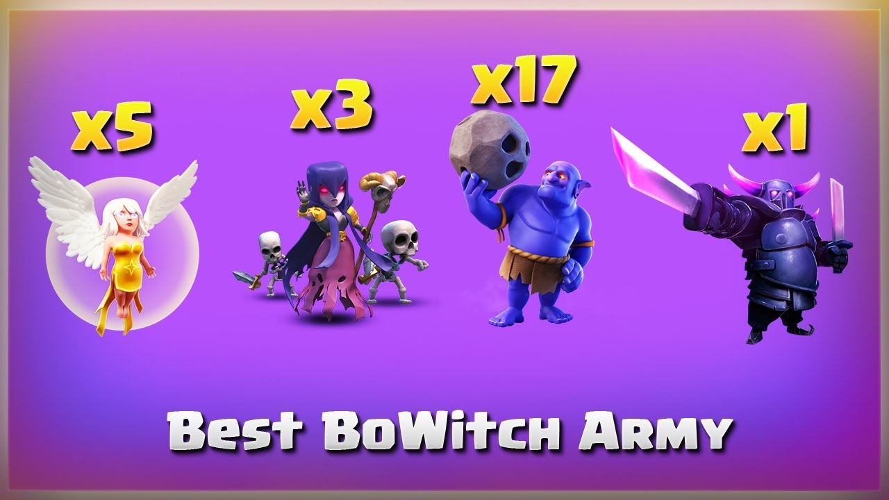 TH11 Best BoWitch Army | Top 3 Star Attack | TH11 War Strategy #143 | COC 2017 |