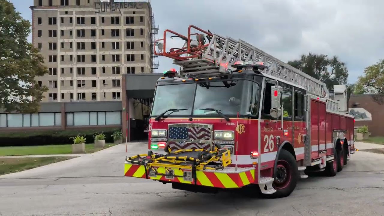 *Separate Runs* Chicago Fire Department- Engine 95 & Truck 26 Responding 