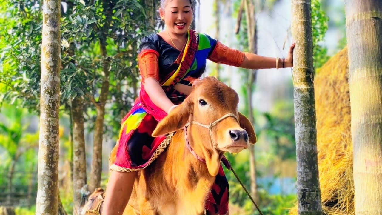 Cow Riding Gone Wild😍