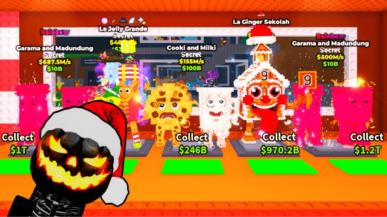 STEALING THE RAREST BRAINROTS (1000X LUCK) + CHRISTMAS UPDATE! Steal a Brainrot ROBLOX!