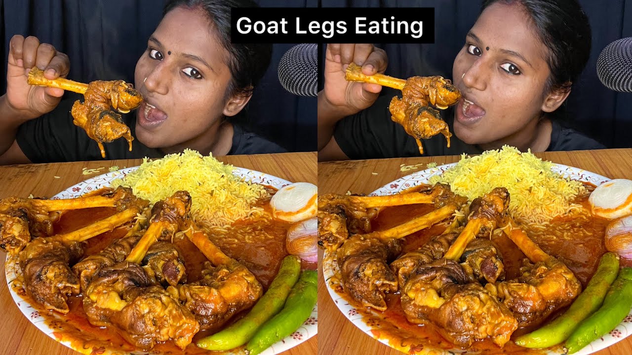 Goat Legs Eating Challenge | Video 84