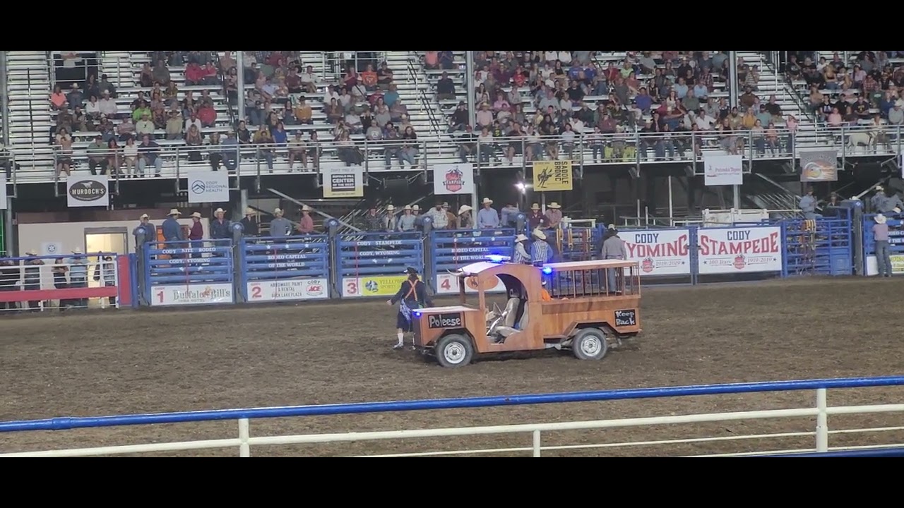 Cookie the police clown - Cody WY Rodeo 9-3-22