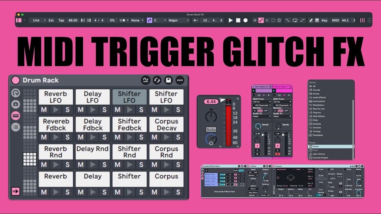 Ableton Live | Triggered Glitch FX Rack