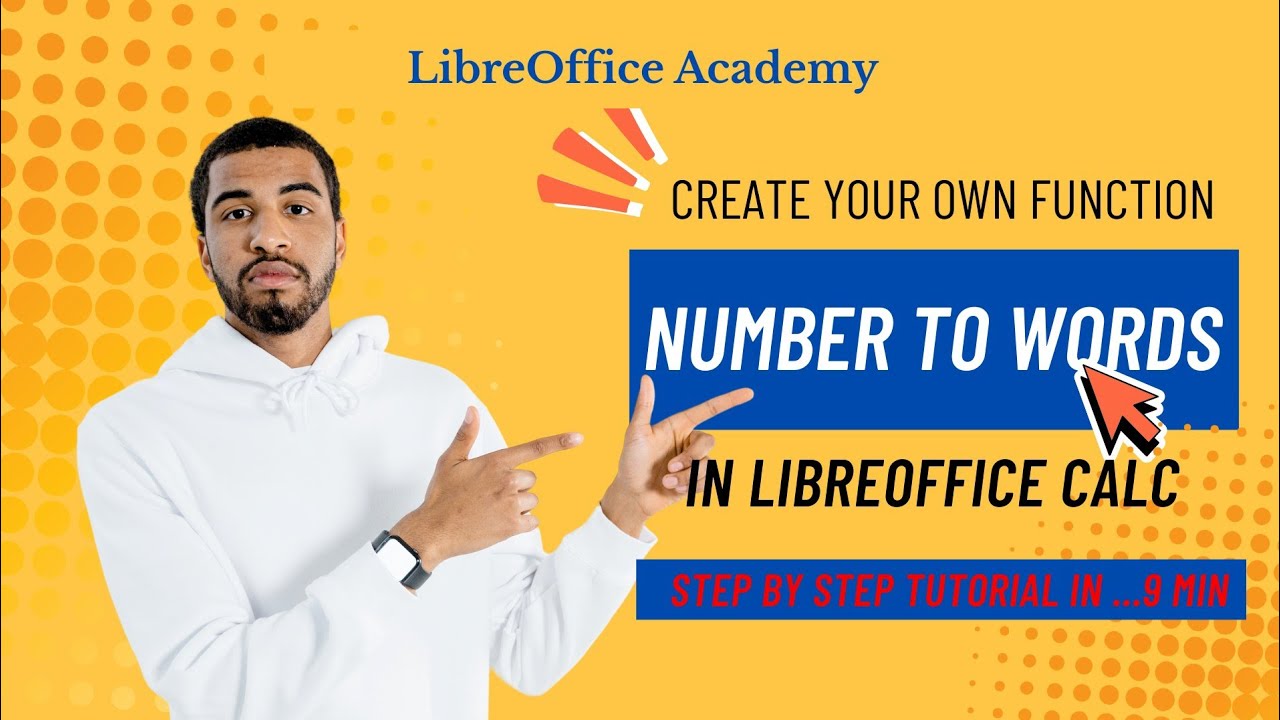 Create Your Own Function in LibreOffice Calc | Number to Words (Step-by-Step)