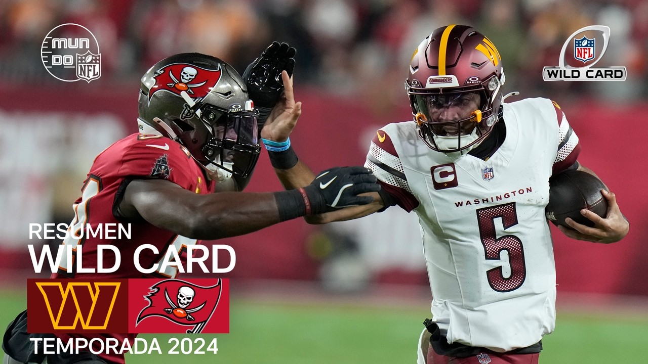 Washington Commanders vs. Tampa Bay Buccaneers | Resumen en español - Playoffs 2025 NFL highlights