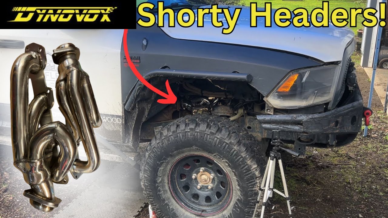 How To Install Ram 1500 Shorty Headers + Before & After Sound Comparison