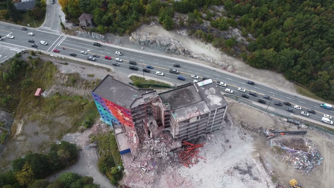 Sudbury General Hospital Demolition, Sudbury Ontario