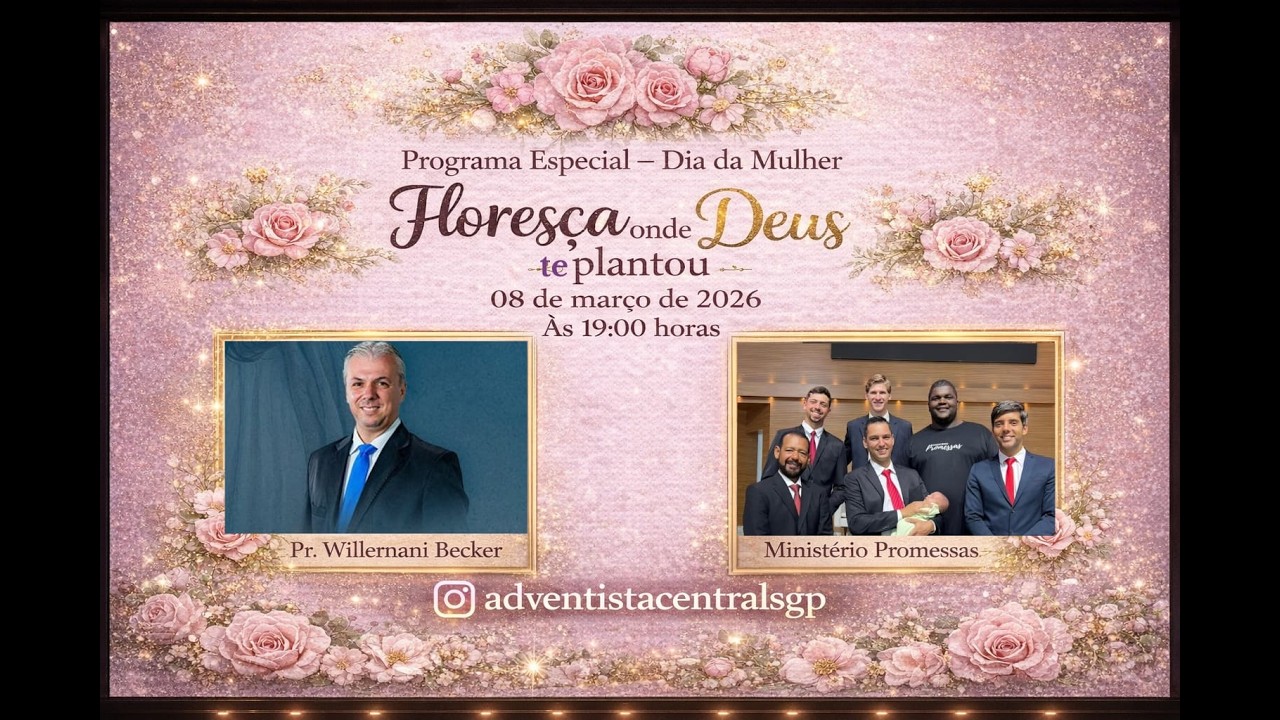 FLORESÇA ONDE DEUS TE PLANTOU - PR. WILLERNANI BECKER | CULTO DE DOMINGO | 08-03-2026