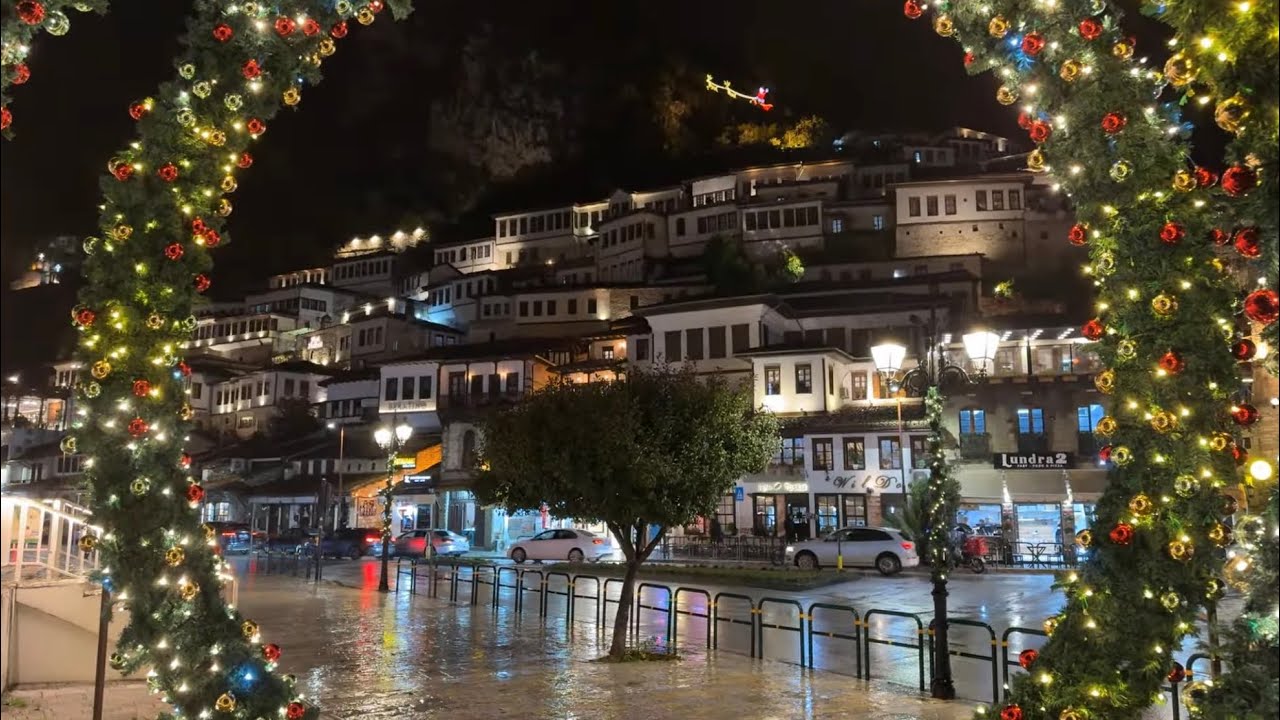 BERAT ALBANIA✨LIVESTREAM FROM UNESCO HERITAGE CITY🎄BERAT ALBANIA🇦🇱