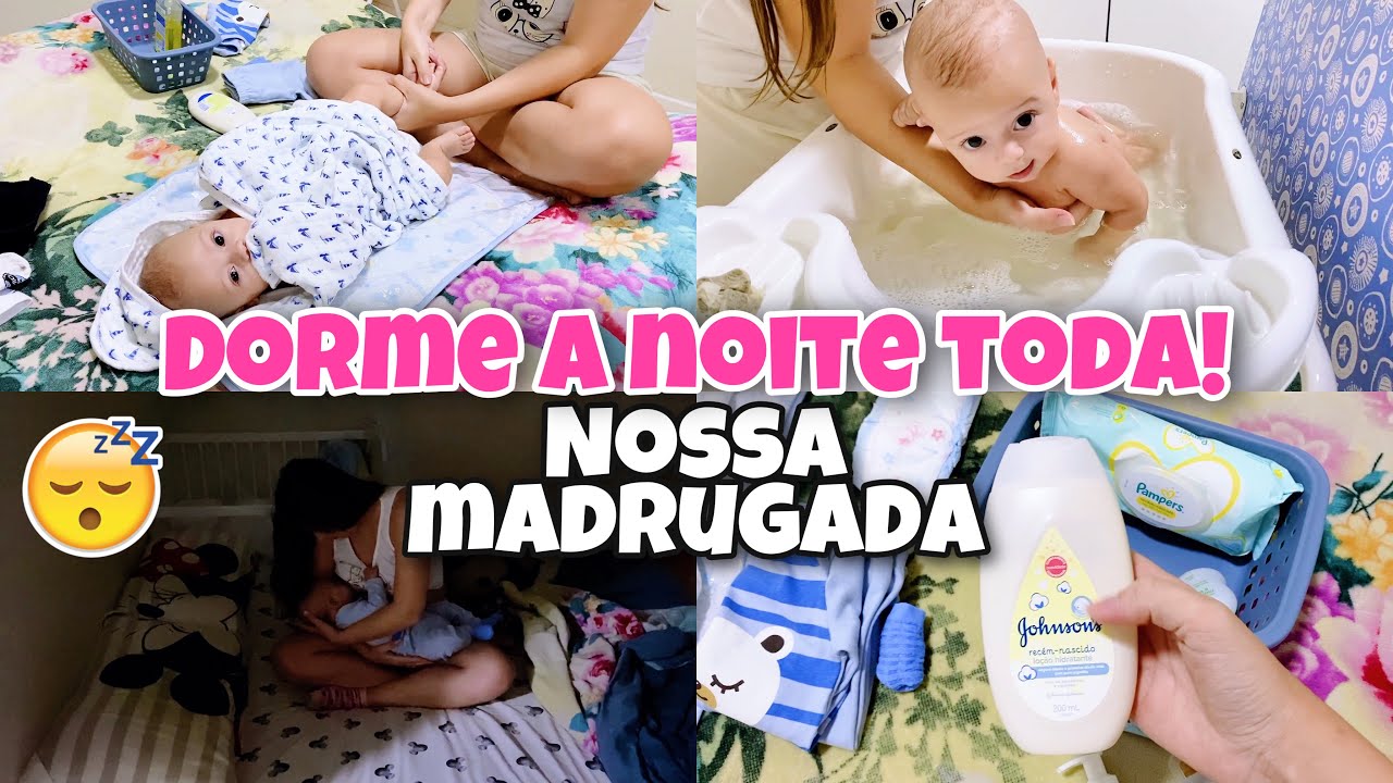 ROTINA DO SONO DO MEU BEBÊ DE 3 MESES COMO É NOSSA NOITE / MADRUGADA ❤️