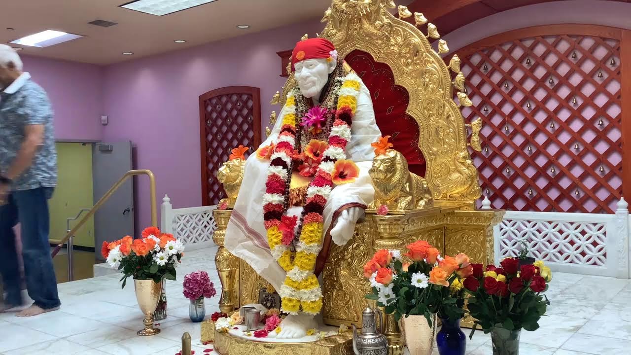 Shirdi Sai Parivaar Milpitas, California, USA - Main Hall Live Darshan
