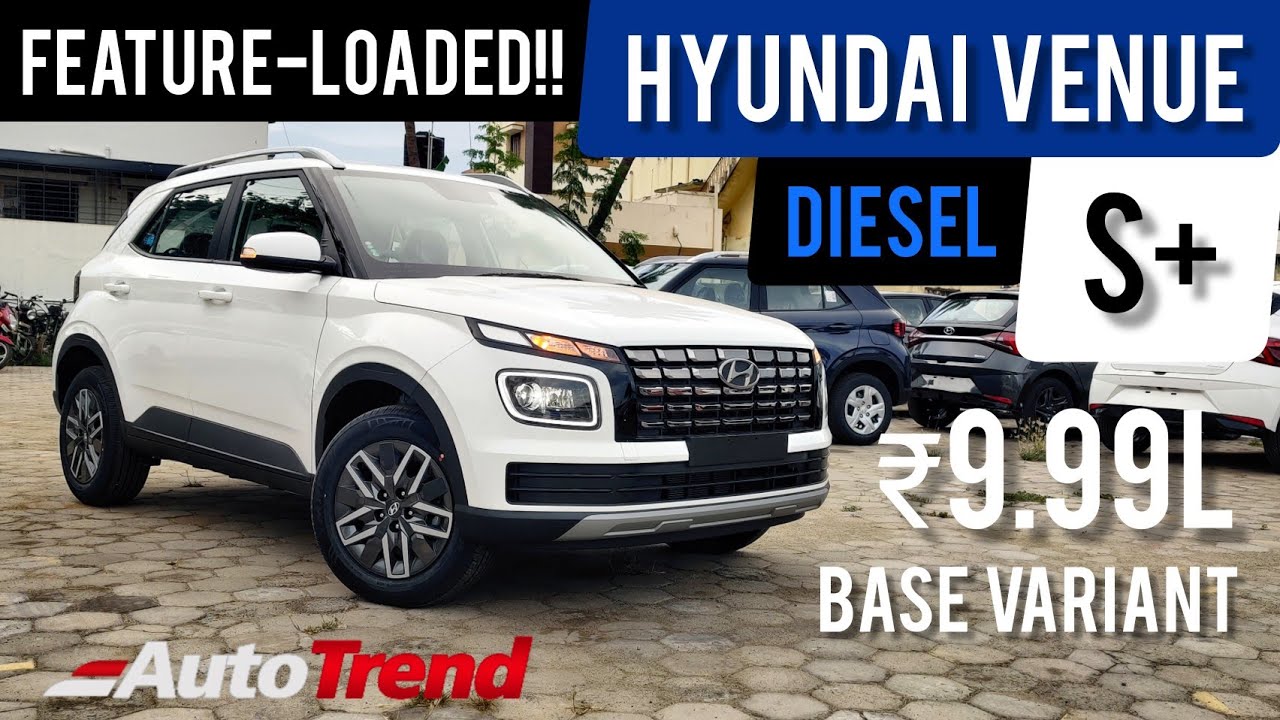 2022 Hyundai Venue Facelift Diesel Base Model S+ Variant Review!