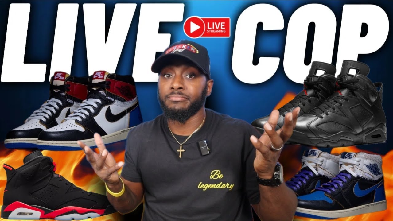 🔴 LIVE COP🤯 Fragment x Union Jordan 1 + Jordan 6 “Salesman” & BIN 23 Jordan 6