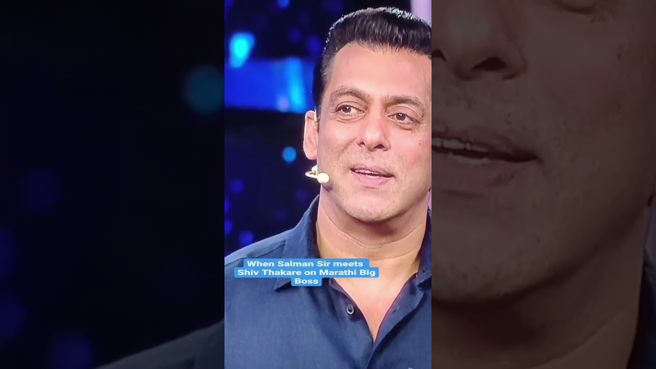 When Salman Khan meets Shiv Thakare on Marathi Big Boss. l  #ViralVideos #shorts #netrx7news #viral