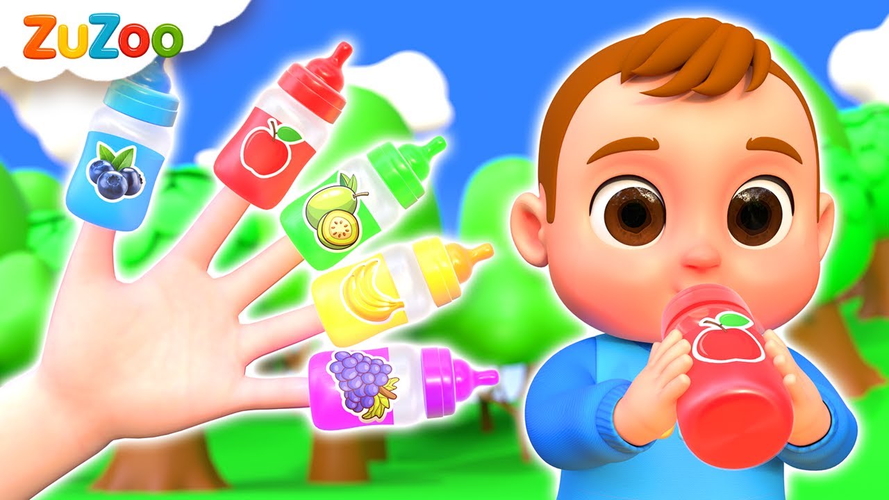 रंग सीखिए &ndash; फ़िंगर फ़ैमिली | Learn Colors Finger Family | ZuZoo Hindi Rhymes
