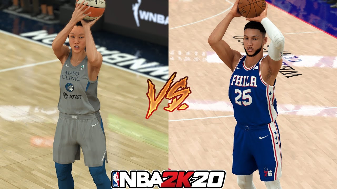 Can The Worst WNBA Player Beat Ben Simmons In The 3 Point Contest? NBA 2K20