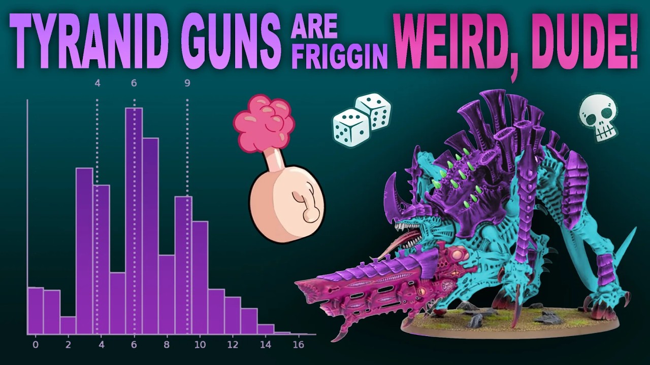 TOP 5 TYRANID ANTI-TANK GUNS!: Math teacher analyzes tyranid big guns!.