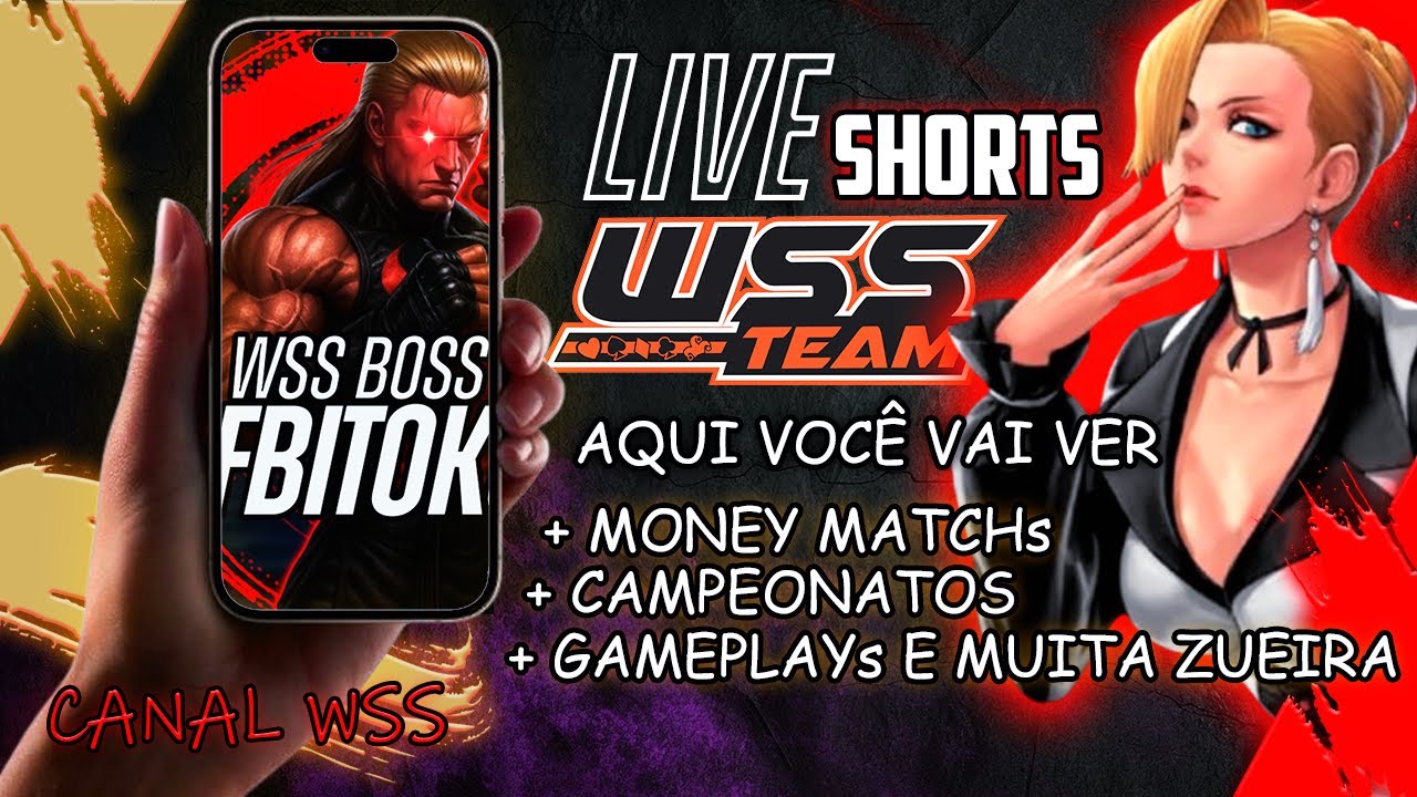 LIVE SHORTS: WSS | WHY SO SERIOUS — !PIX !SORTEIO !INSTA !NUBANK — #kof98 #RetroGamer #SNK KOF2002