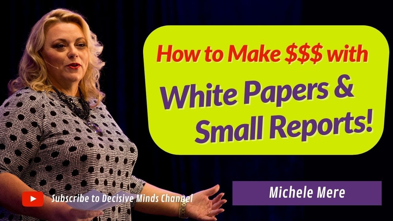 How to Make Money With White Papers and Small Reports